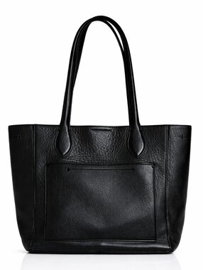 COLE HAAN Piper Small Leather Tote Black Shoulder Bag